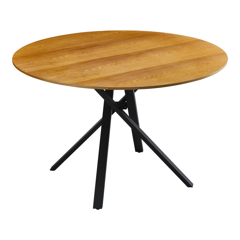 Masa de cina Cerco, Negru - Sonoma, D120x75 cm - Sonoma