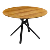 Masa de cina Cerco, Negru - Sonoma, D120x75 cm - Sonoma
