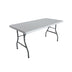 Masa de conferinte de gradina Aprilia, Alb, 152x76x74 cm