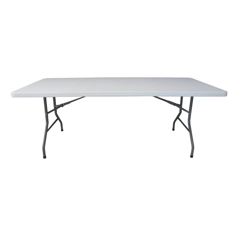 Masa de conferinte de gradina Aprilia, Alb, 198x90x74 cm, imagine suplimentara