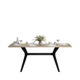 Masă de sufragerie YMS-708-FF-2 Home Collection® Luna, Stejar, 181x75x90 cm