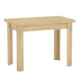 Masă de sufragerie Celeste din nuc, alb, sonoma, 100x60x74 cm - Masa de dining Celeste din nuc, alb, sonoma, 100x60x74 cm - 184-000010