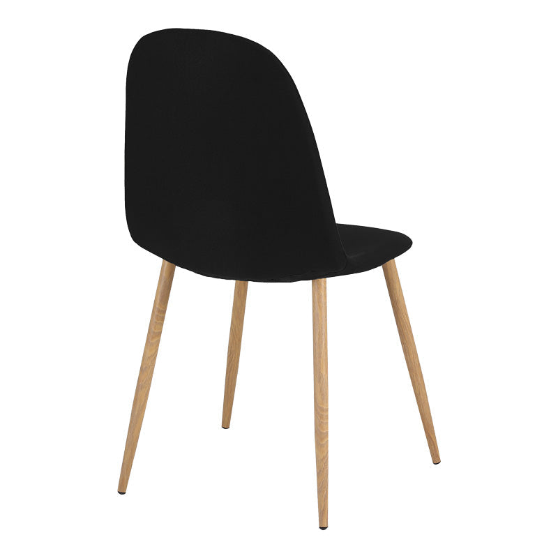 Masă de sufragerie cu set 5 piese Bella-Balou, Negru, 120x73 cm
