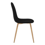Masă de sufragerie cu set 5 piese Bella-Balou, Negru, 120x73 cm
