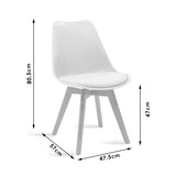 Masă de sufragerie Gaston-Balou set de 5 piese -mdf, negru-Natural, D100x75 cm