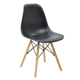 Masă de sufragerie Manka I-Julita set de 3 piese, sonoma-negru, 80x80x77 cm