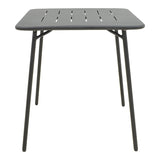 Masa de exterior Moraja, 70x70x73 cm - Negru