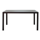 Masa de Gradina Nares, Negru - Gri Inchis, 140x80x72 cm