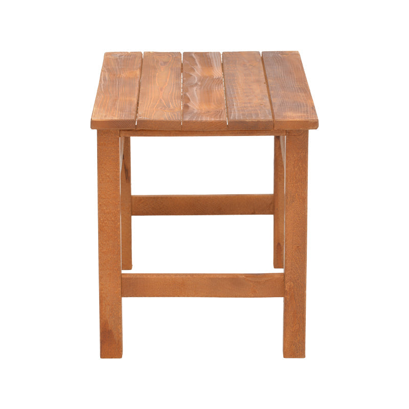 Masa de gradina Summrine de plaja din lemn de fag solid, nuc, 60x40x45 cm