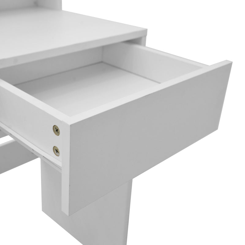 Masa de machiaj Virna, MDF, 80x40x145 cm - Masa de machiaj Virna, MDF, Alb, 80x40x145 cm, imagine produs 7