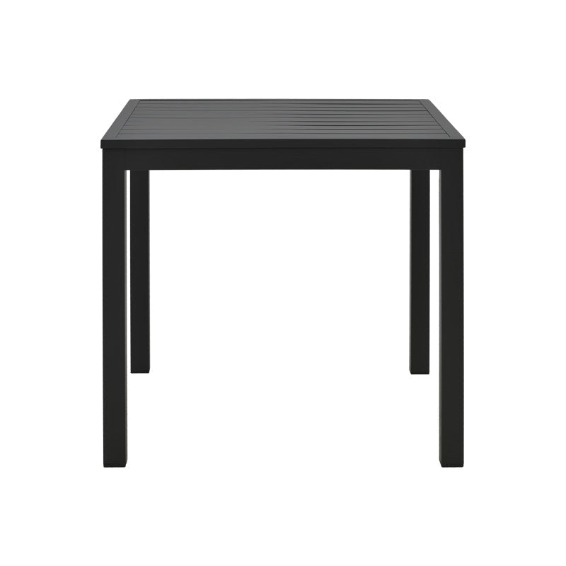 Masa de plaja din aluminiu Kliton, Aluminiu, Diverse culori, 45x45x41 cm - Negru