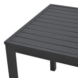 Masa de plaja din aluminiu Kliton, Aluminiu, Diverse culori, 45x45x41 cm - Negru