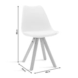 Masa de sufragerie Balou I-Caron Un set de 5, negru-Natural, 120x75 cm