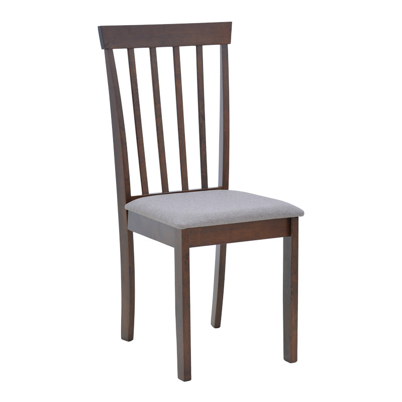 Masă de sufragerie extensibilă Mabor-Houston, Lemn, Alb - Nuc, 120-150x80x74 cm - Nuc