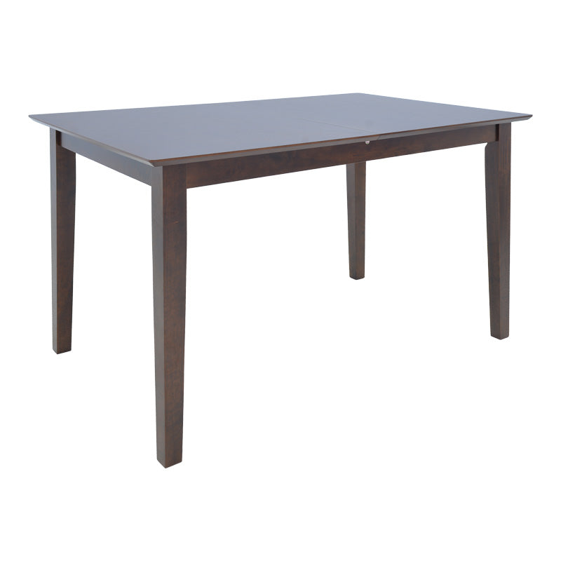 Masă de sufragerie extensibilă Mabor-Houston, Lemn, Alb - Nuc, 120-150x80x74 cm - Nuc