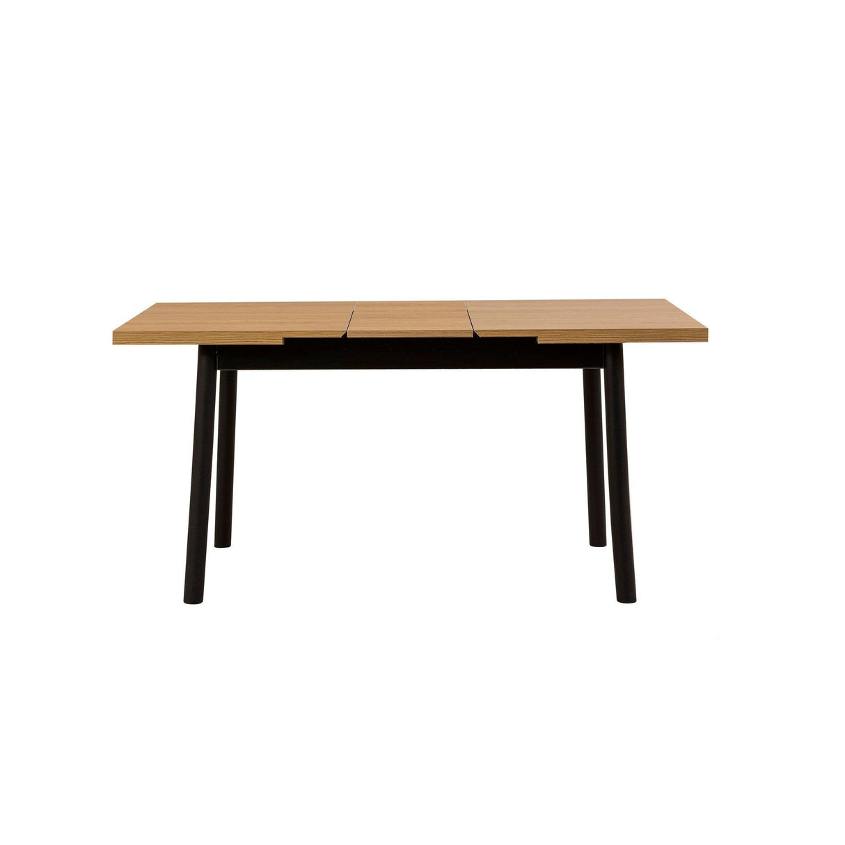 Masa de sufragerie extensibila Oliver Open - Karina 2, Negru, 120x75x77 cm
