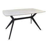 Masă de sufragerie Ezali, Diverse culori, 140x80x75 cm - Alb | SKU: 390-000036 | Masă de sufragerie Ezali, 140x80x75 cm, varianta Alb, produs pentru amenajarea locuinței, disponibil online în România la CasaMob