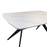 Masă de sufragerie Ezali, Diverse culori, 140x80x75 cm - Alb | SKU: 390-000036 | Masă de sufragerie Ezali, 140x80x75 cm, varianta Alb, produs pentru amenajarea locuinței, disponibil online în România la CasaMob