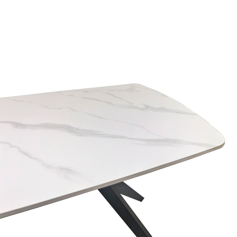 Masă de sufragerie Ezali, Diverse culori, 140x80x75 cm - Alb | SKU: 390-000036 | Masă de sufragerie Ezali, 140x80x75 cm, varianta Alb, produs pentru amenajarea locuinței, disponibil online în România la CasaMob