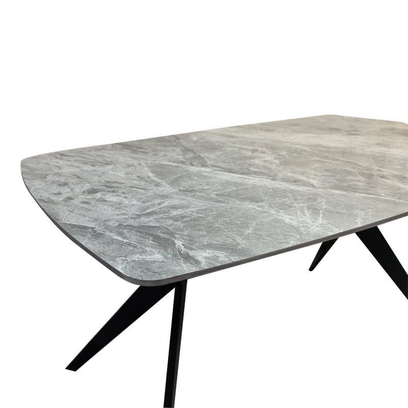Masă de sufragerie Ezali, Diverse culori, 140x80x75 cm - Gri | SKU: 390-000037 | Masă de sufragerie Ezali, 140x80x75 cm, varianta Gri, produs pentru amenajarea locuinței, disponibil online în România la CasaMob