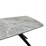 Masă de sufragerie Ezali, Diverse culori, 140x80x75 cm - Gri | SKU: 390-000037 | Masă de sufragerie Ezali, 140x80x75 cm, varianta Gri, produs pentru amenajarea locuinței, disponibil online în România la CasaMob