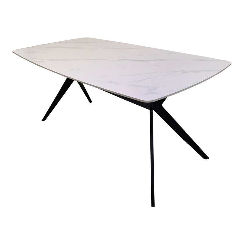 Masă de sufragerie Ezali, Diverse culori, 180x90x75 cm - Alb | SKU: 390-000038 | Masă de sufragerie Ezali, 180x90x75 cm, varianta Alb, produs pentru amenajarea locuinței, disponibil online în România la CasaMob