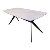 Masă de sufragerie Ezali, Diverse culori, 180x90x75 cm - Alb | SKU: 390-000038 | Masă de sufragerie Ezali, 180x90x75 cm, varianta Alb, produs pentru amenajarea locuinței, disponibil online în România la CasaMob