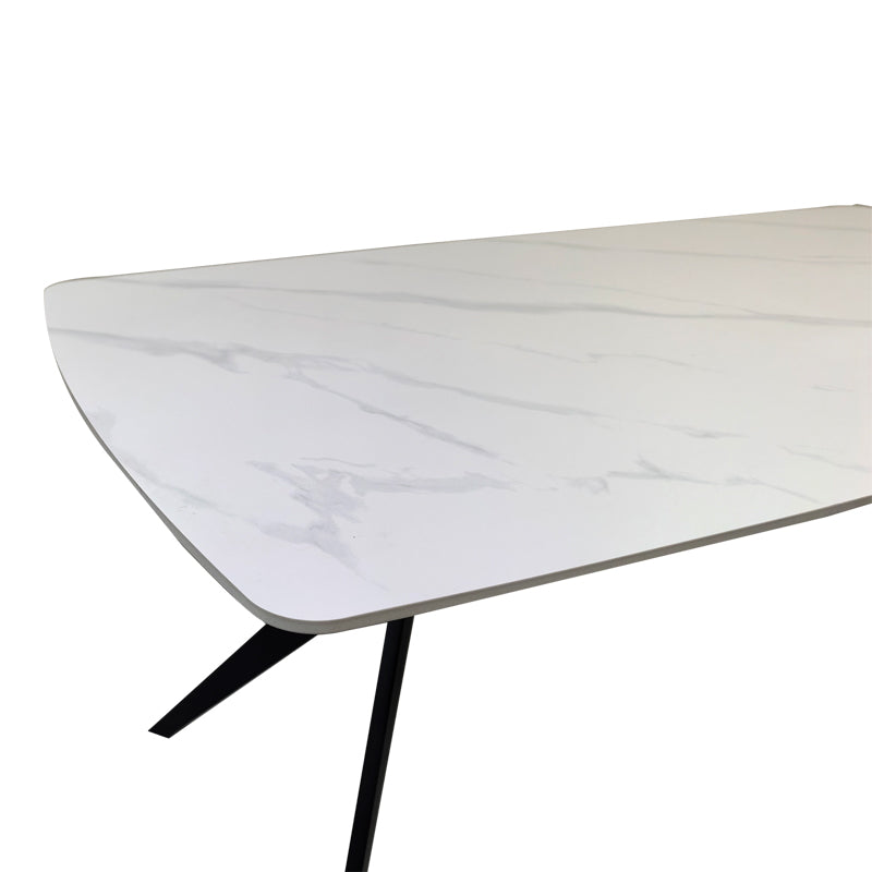 Masă de sufragerie Ezali, Diverse culori, 180x90x75 cm - Alb | SKU: 390-000038 | Masă de sufragerie Ezali, 180x90x75 cm, varianta Alb, produs pentru amenajarea locuinței, disponibil online în România la CasaMob