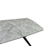 Masă de sufragerie Ezali, Diverse culori, 180x90x75 cm - Gri | SKU: 390-000039 | Masă de sufragerie Ezali, 180x90x75 cm, varianta Gri, produs pentru amenajarea locuinței, disponibil online în România la CasaMob