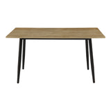 Masă de sufragerie Loza, Diverse culori, 140x80x73 cm - Stejar | SKU: 327-000090 | Masă de sufragerie Loza, 140x80x73 cm, varianta Stejar, produs pentru amenajarea locuinței, disponibil online în România la CasaMob