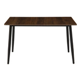 Masă de sufragerie Loza, Diverse culori, 140x80x73 cm - Nuc | SKU: 327-000091 | Masă de sufragerie Loza, 140x80x73 cm, varianta Nuc, produs pentru amenajarea locuinței, disponibil online în România la CasaMob
