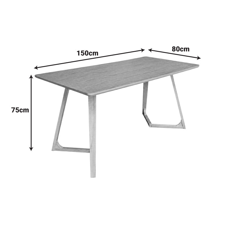 Masă de sufragerie Pendra, Diverse culori, 150x80x75 cm - Nuc | SKU: 072-000187 | Masă de sufragerie Pendra, 150x80x75 cm, varianta Nuc, produs pentru amenajarea locuinței, disponibil online în România la CasaMob