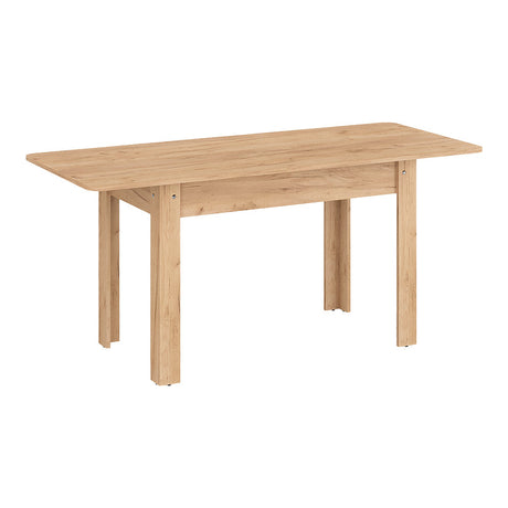 Masa de sufragerie Quiin extensibila, stejar, 120-174x70x74 cm