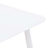 Masă Aluminiu Vista, Aluminiu, Antracit, 120x70x72 cm - Alb