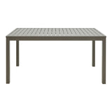 Masa din aluminiu Kliton, Aluminiu, Champagne, 150x80x74 cm