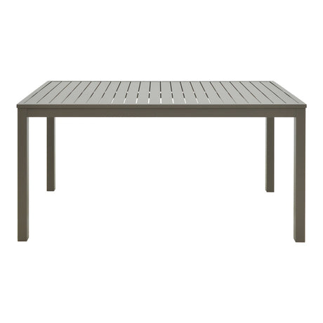 Masa din aluminiu Kliton, Aluminiu, Champagne, 150x80x74 cm
