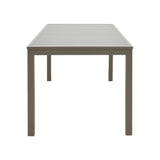 Masa din aluminiu Kliton, Aluminiu, Champagne, 150x80x74 cm