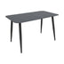 Masă Aluminiu Vista, Aluminiu, Antracit, 120x70x72 cm - 404-000037