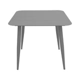 Masă din aluminiu Vista, Diverse culori, 80x80x72 cm - Antracit