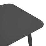 Masă din aluminiu Vista, Diverse culori, 80x80x72 cm - Negru