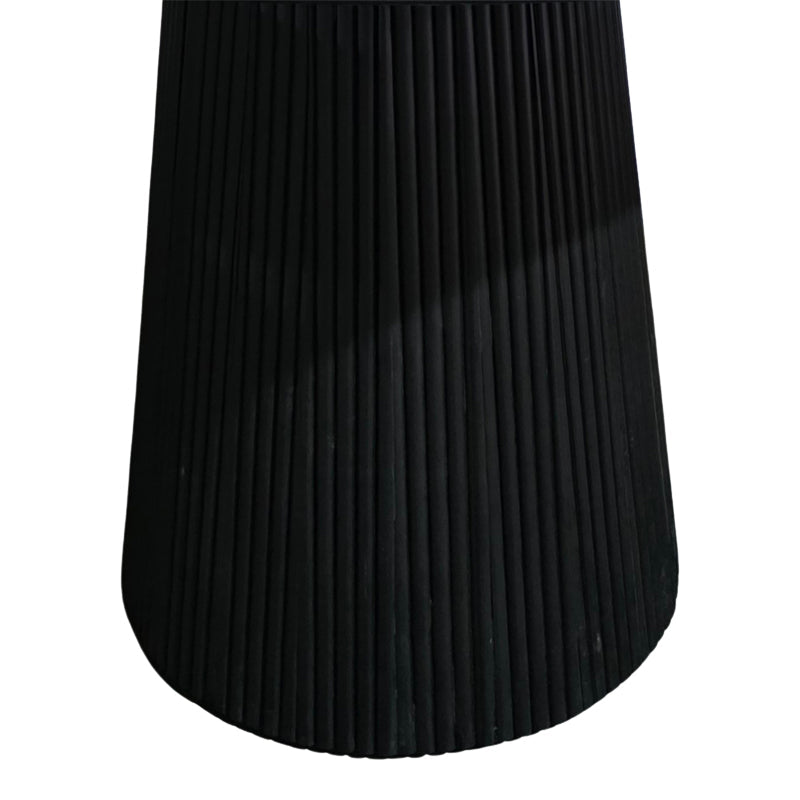Masa din lemn masiv Canicule, Negru, Acacia, 120x75 cm., .