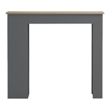 Masă de sufragerie de bar Riff, Antracit, 120x55x105 cm
