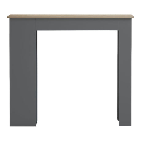 Masă de sufragerie de bar Riff, Antracit, 120x55x105 cm