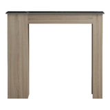 Masă de sufragerie de bar Riff, Aspect, Negru - Sonoma, 120x55x105 cm - Negru