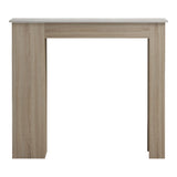 Masă de sufragerie de bar Riff, Aspect, Negru - Sonoma, 120x55x105 cm - Sonoma
