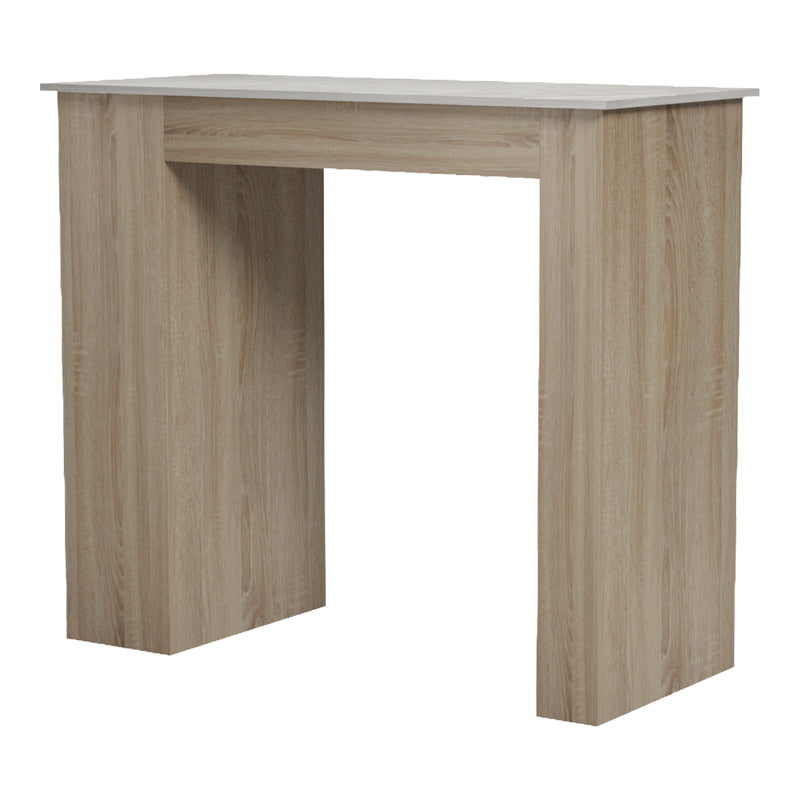 Masă de sufragerie de bar Riff, Aspect, Negru - Sonoma, 120x55x105 cm - Sonoma