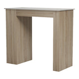 Masă de sufragerie de bar Riff, Aspect, Negru - Sonoma, 120x55x105 cm - Sonoma