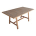 Masă de sufragerie cu blat solid Malibu, Lemn de Acacia, Natur, 180x90x75 cm