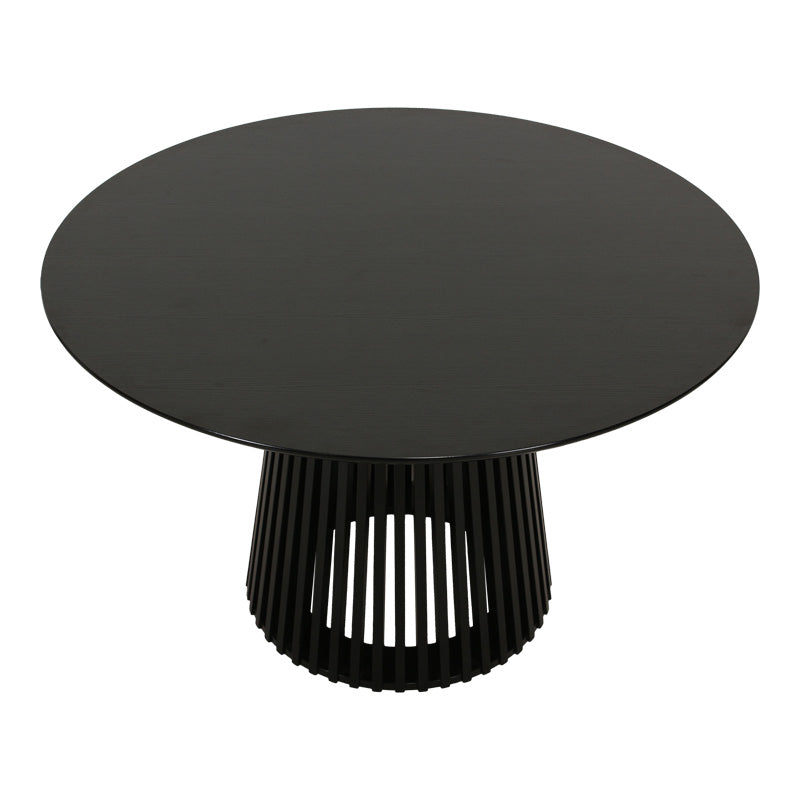Masă de sufragerie Domonic, negru, 120x75 cm