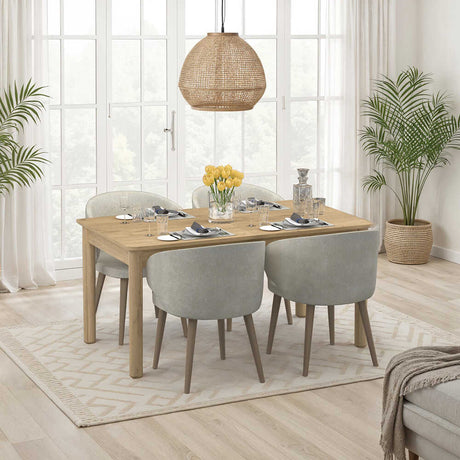 Masă de sufragerie Extensibila BYM-1920-FF-1 Home Collection® Bohem, Stejar, 160-200x78x90 cm